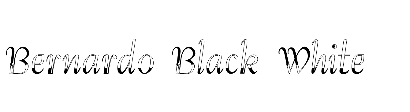 Bernardo Black White